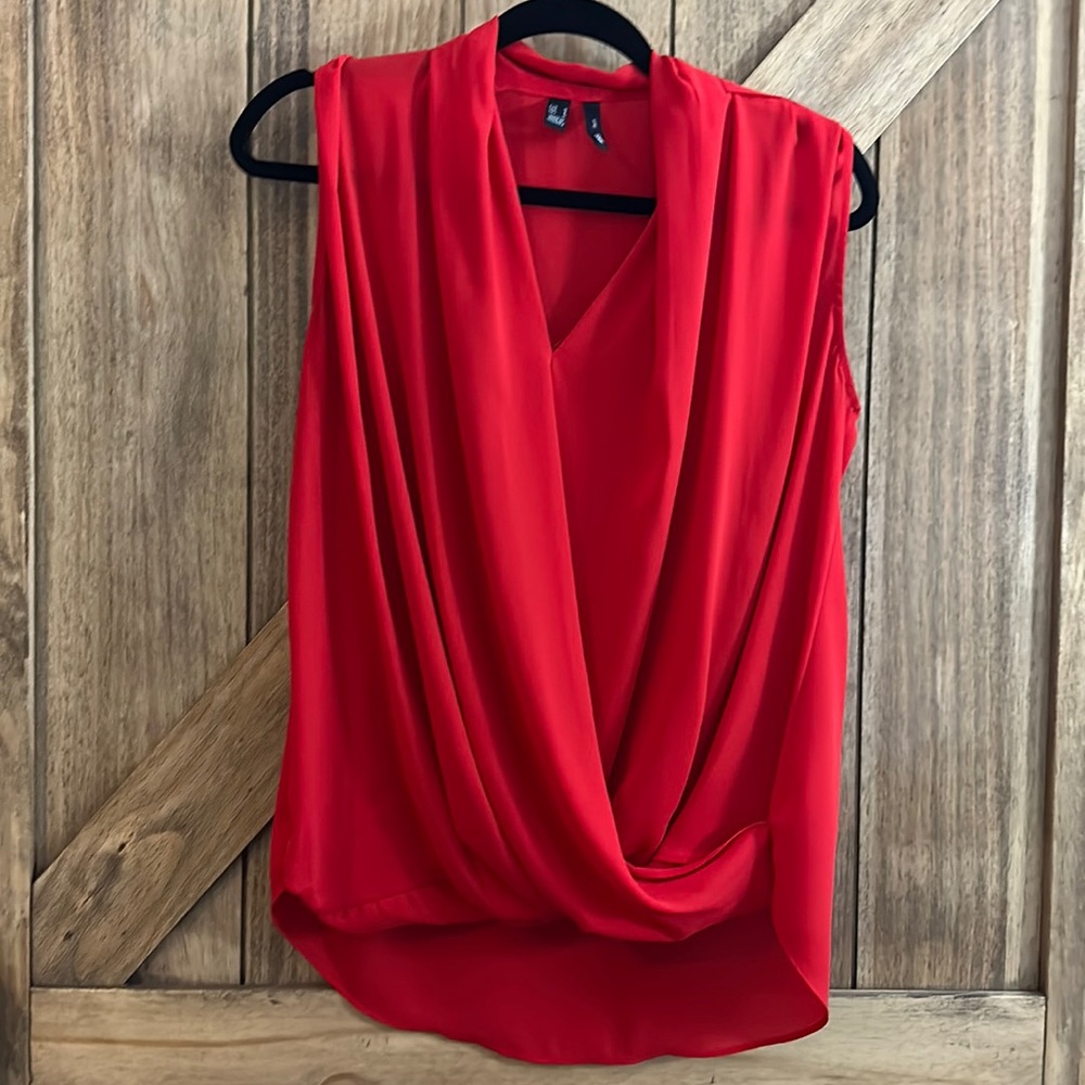 Red blouse